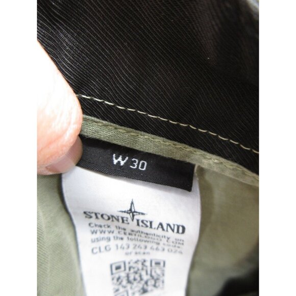 Stone Island Pants 30 Cargo Slim Straight Khakis Canvas Compass 30X31 - Picture 10 of 12